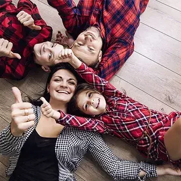 Hardwood-installation-After Happy family | Titan Flooring